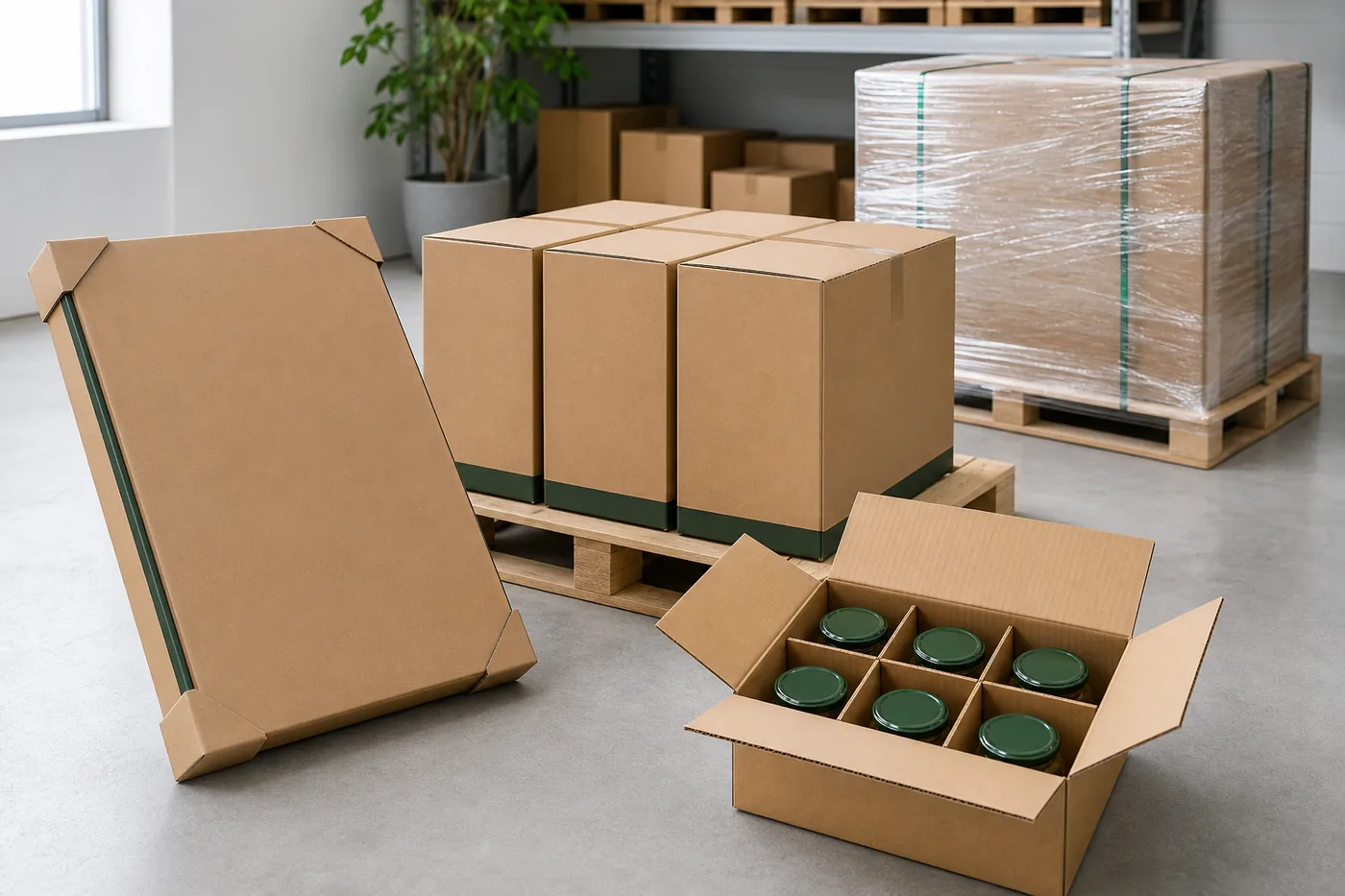 Giải pháp bao bì carton cho nội thất, thực phẩm, vận chuyển và pallet